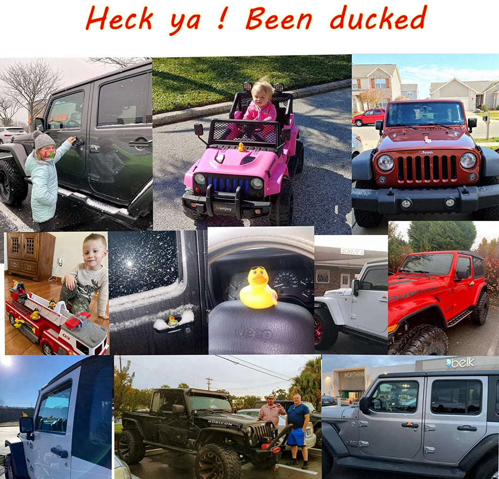 30 Pack Rubber Duck for Jeeps Ducking - 2" Bulk Floater Duck for Kids - Baby Bath Toy Assortment (30 Varieties)
