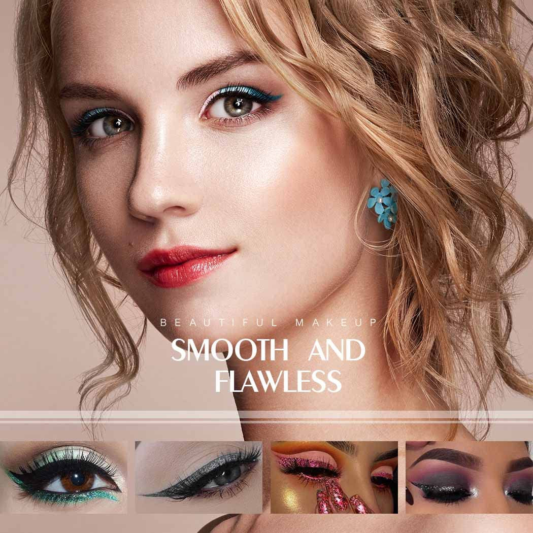 ta Glitter Liquid Eyeliner Shimmer Eye Liner Metallic Cosplay Eyeshadow Cosmetics for Women and Girls Pack of 1 (Green)