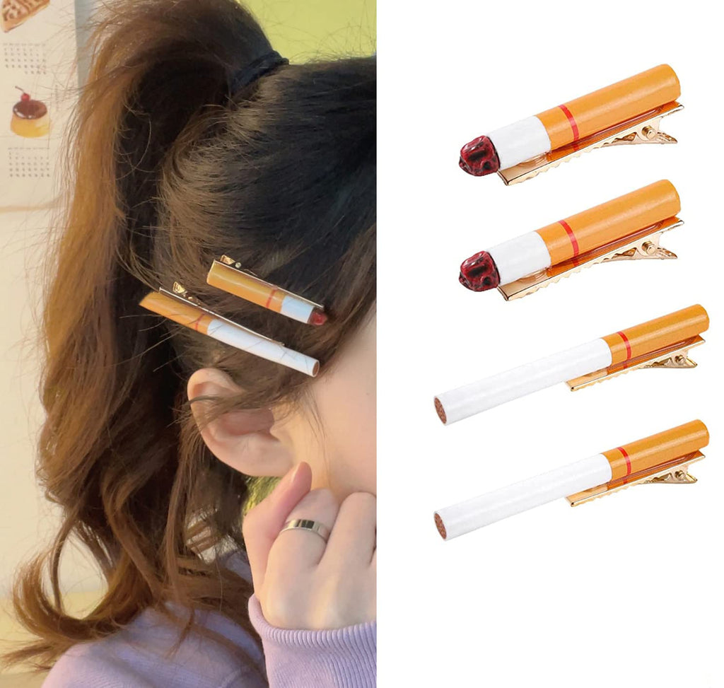 Cigarette Hair Clips Unique Women Hair Clips Metal Hair Accessories Cosplay Accessories Hair Clips Star Clips Women Girls