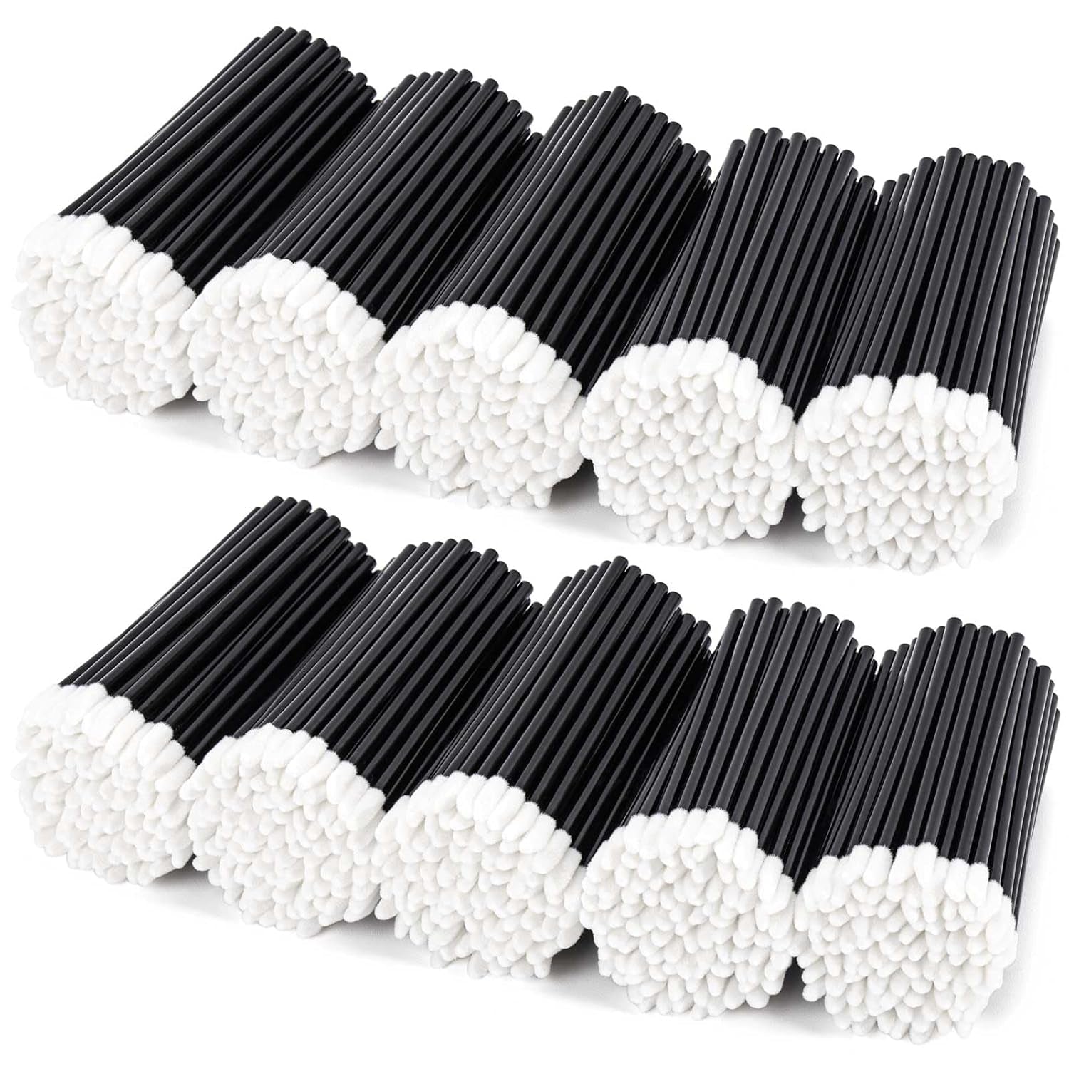 400 Piece Disposable Lip Wands - Lip Brushes, Lipstick & Gloss Applicators - Lint Free Makeup Applicator Brush Beauty Tool