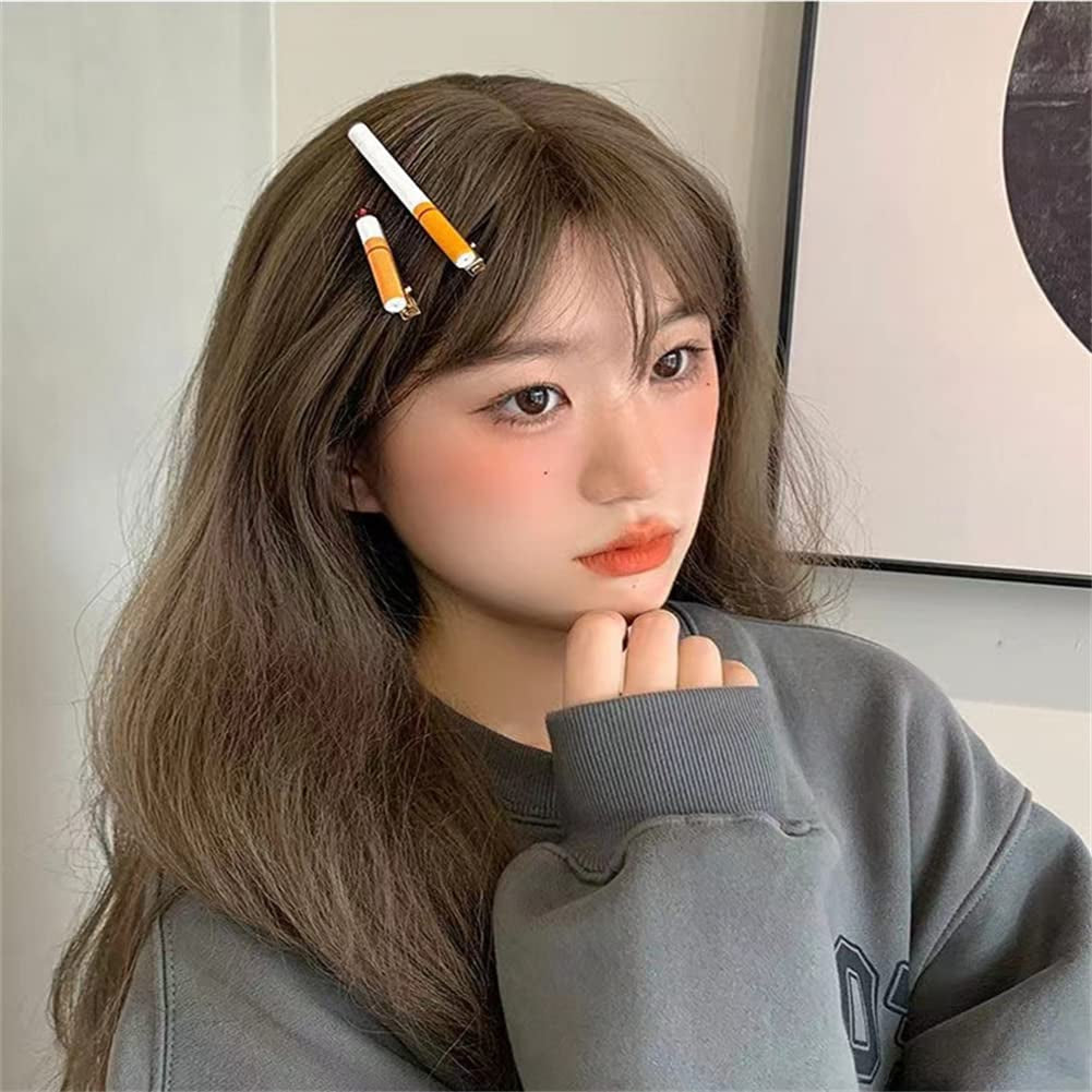 Cigarette Hair Clips Unique Women Hair Clips Metal Hair Accessories Cosplay Accessories Hair Clips Star Clips Women Girls