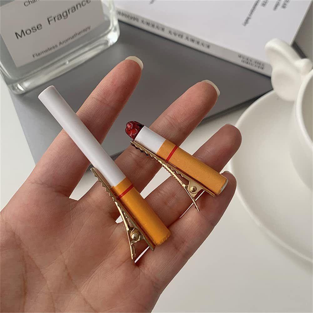 Cigarette Hair Clips Unique Women Hair Clips Metal Hair Accessories Cosplay Accessories Hair Clips Star Clips Women Girls